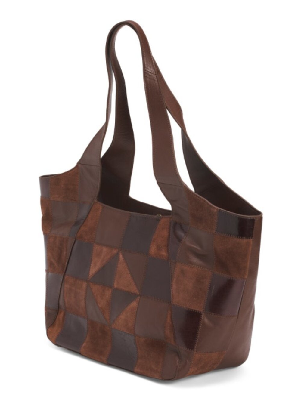 LUCKY BRAND Leather Alli Patchwork Tote